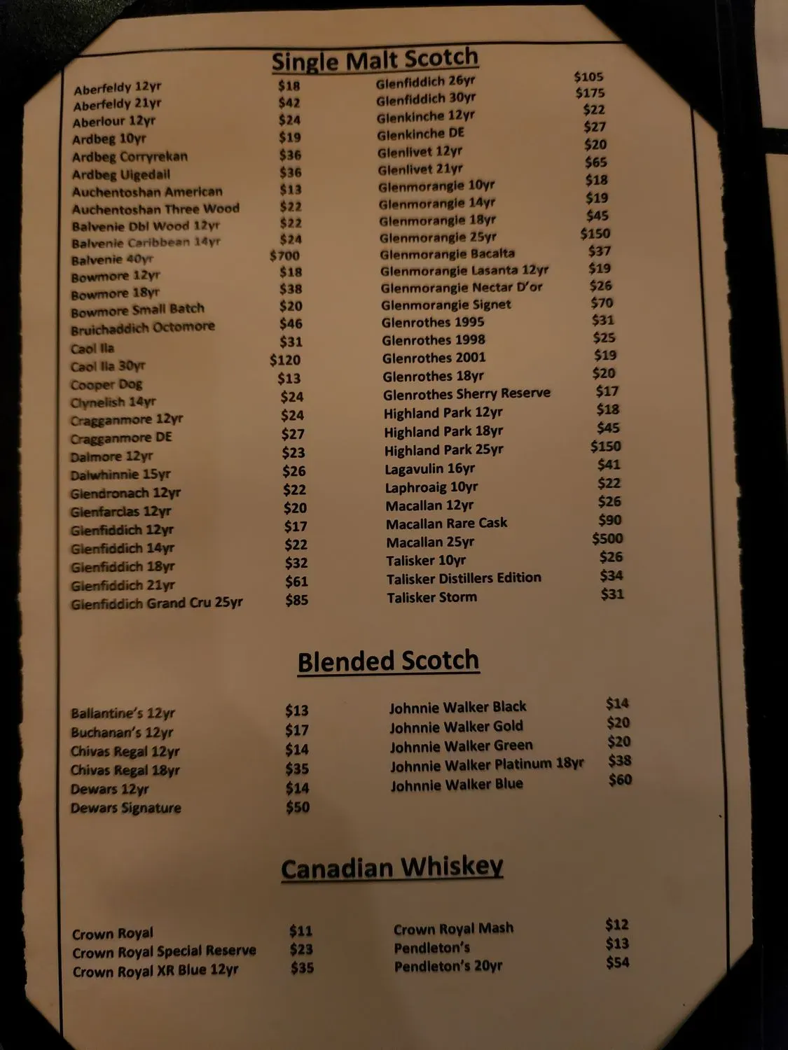 Menu 4