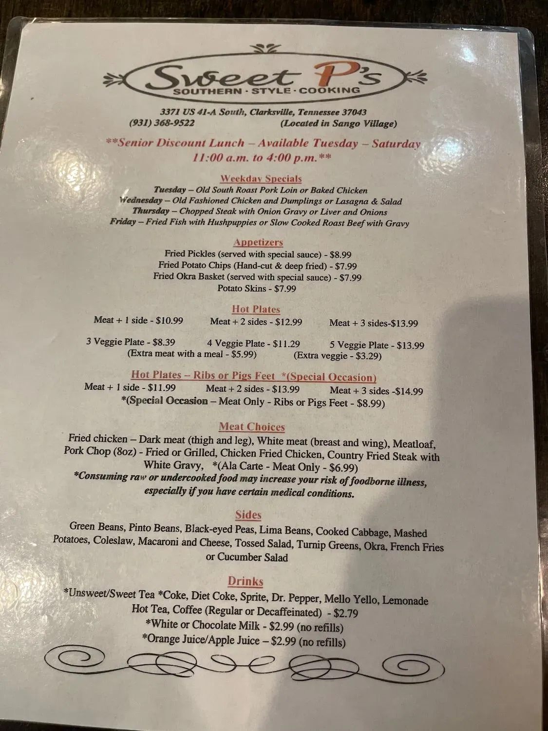 Menu 3