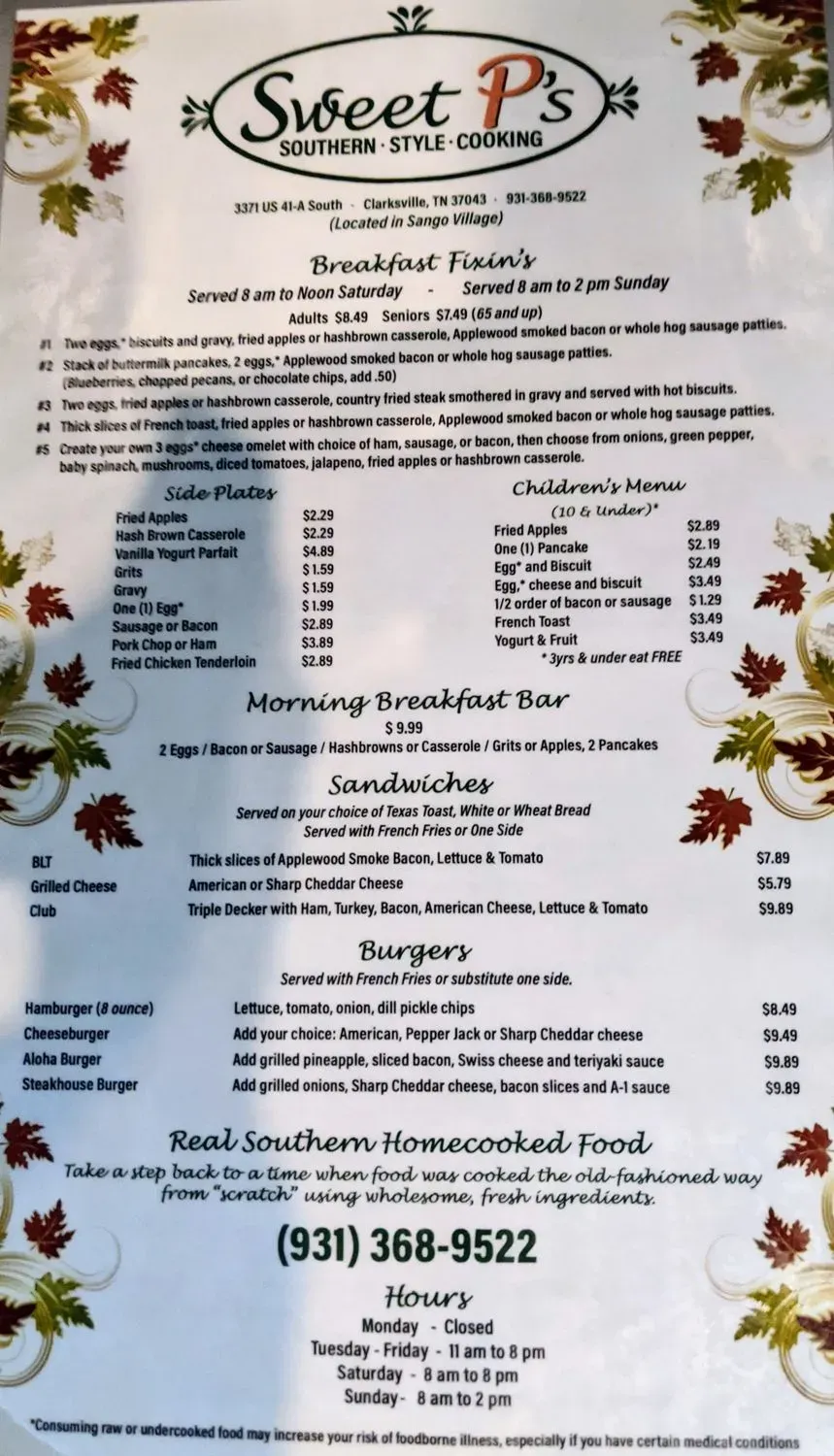 Menu 2