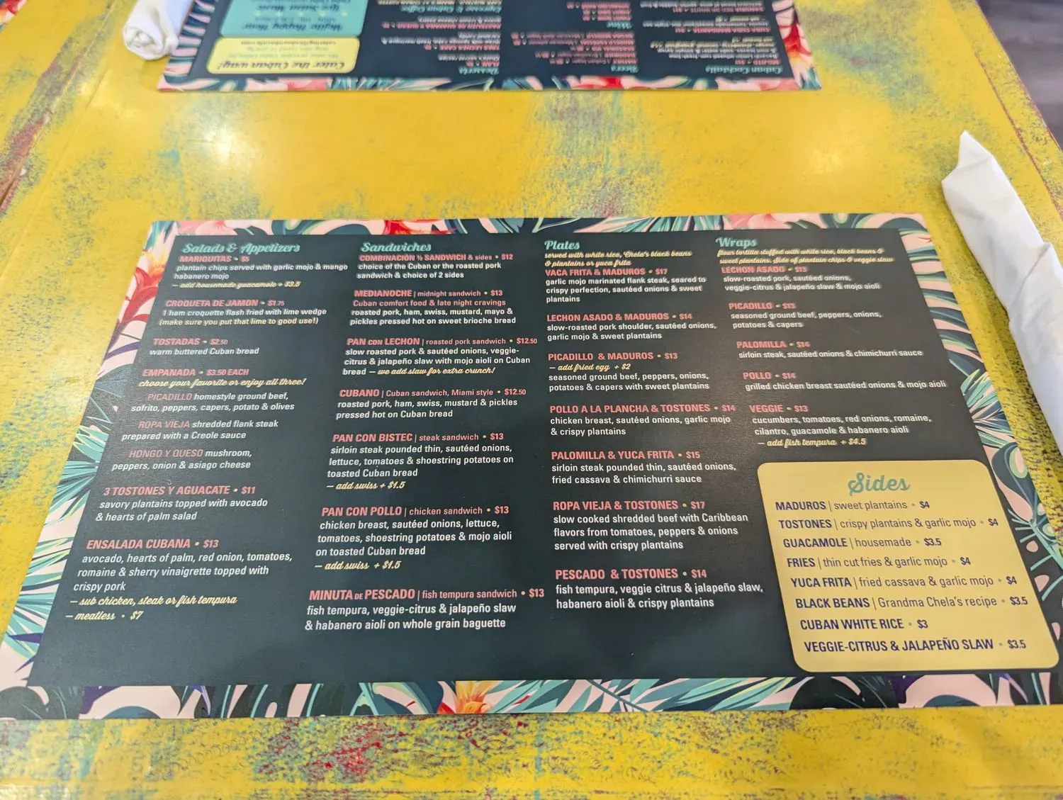 Menu 2