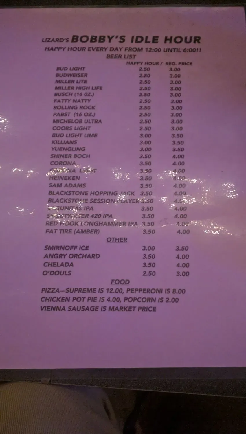 Menu 6