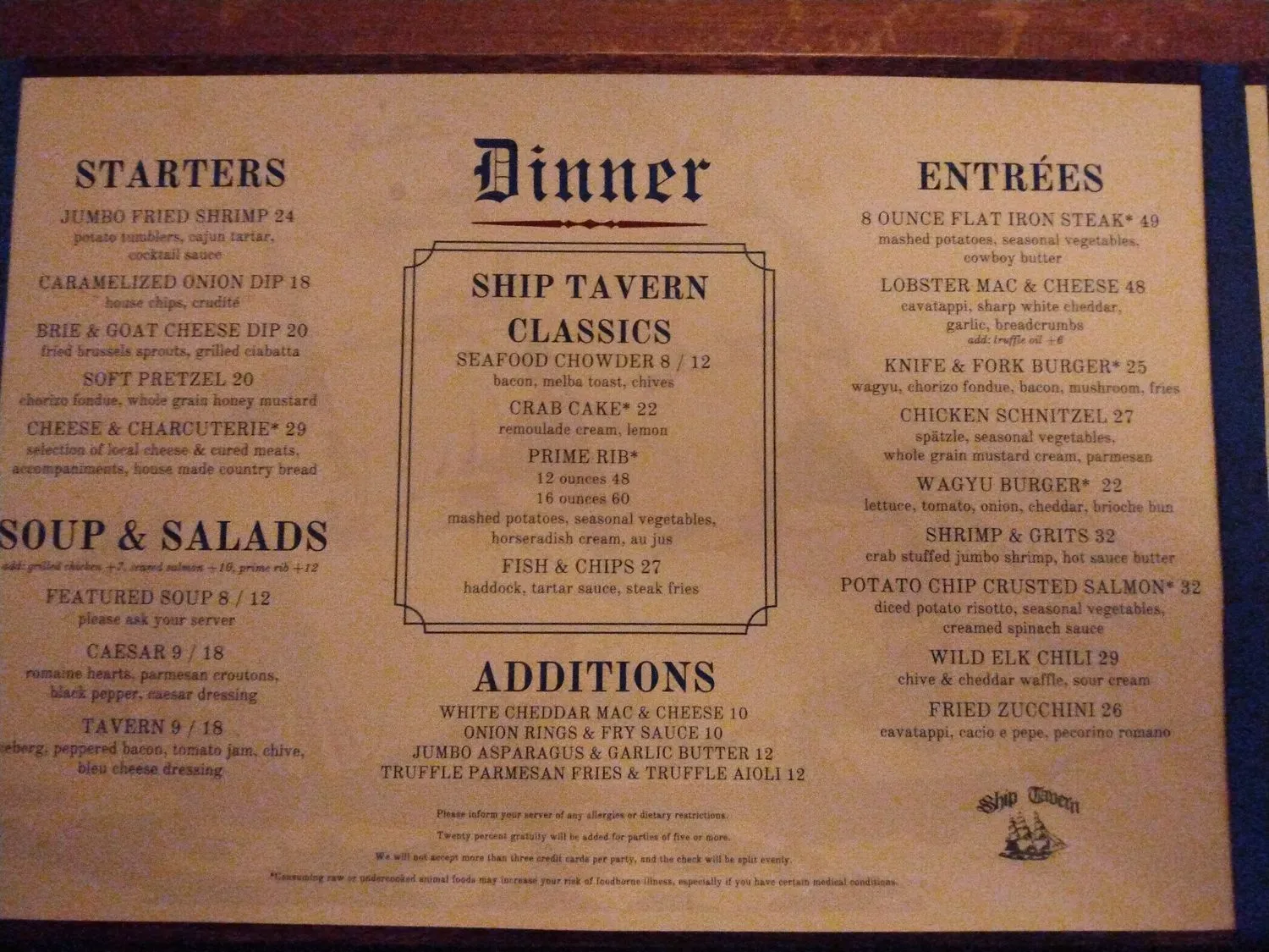 Menu 5