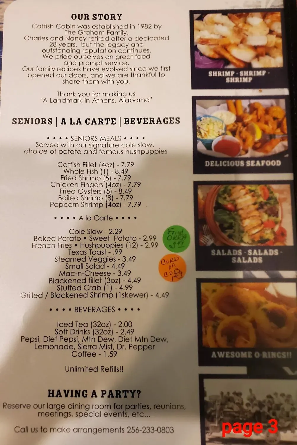 Menu 3