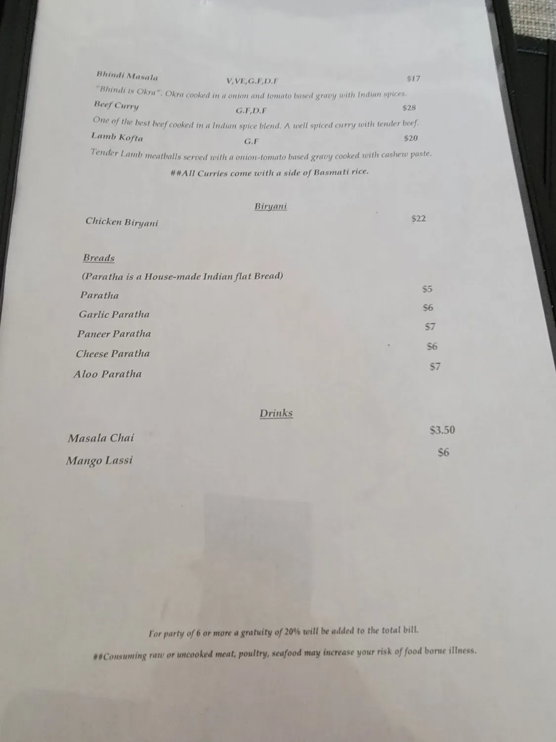 Menu 2