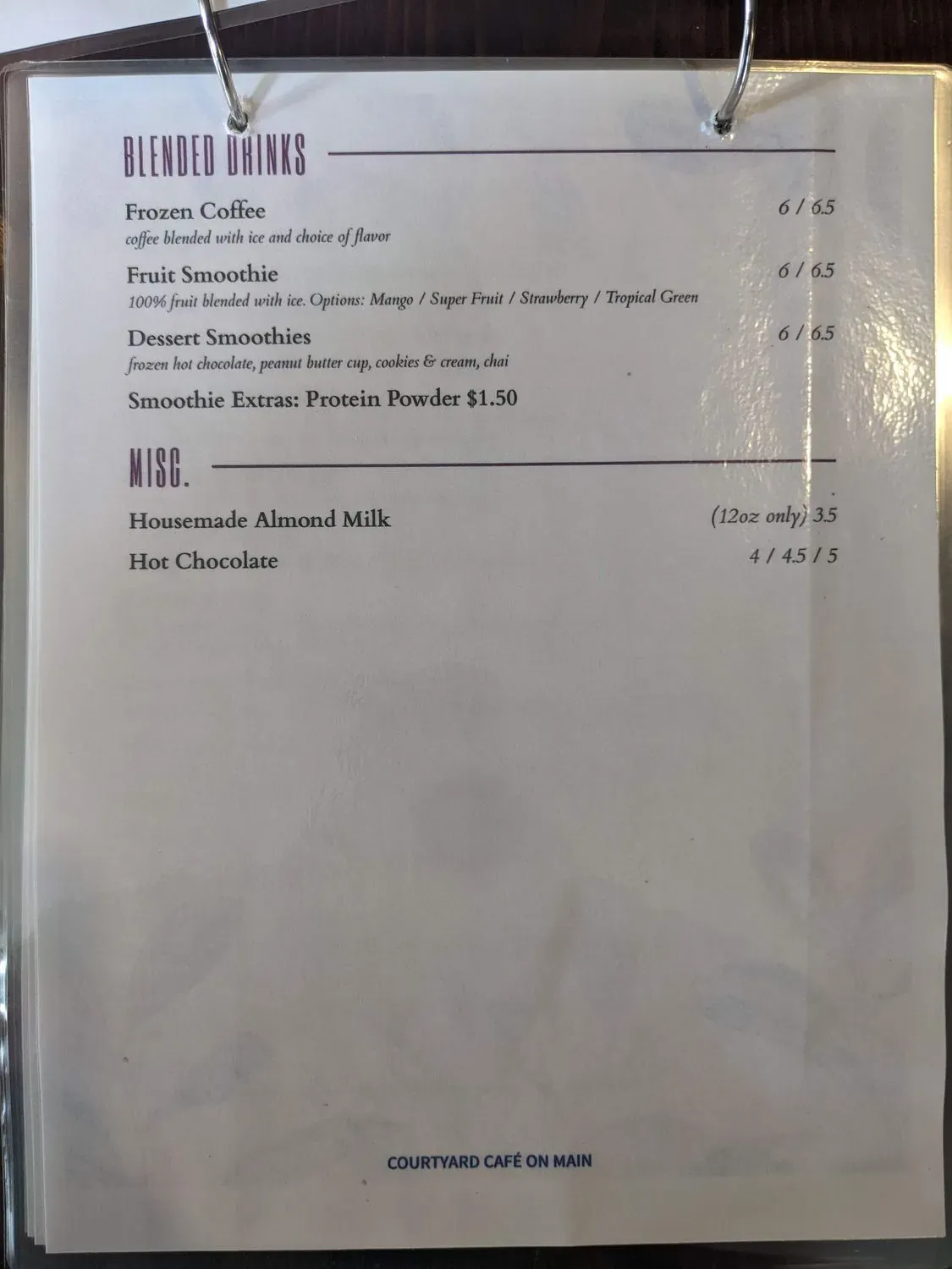 Menu 4