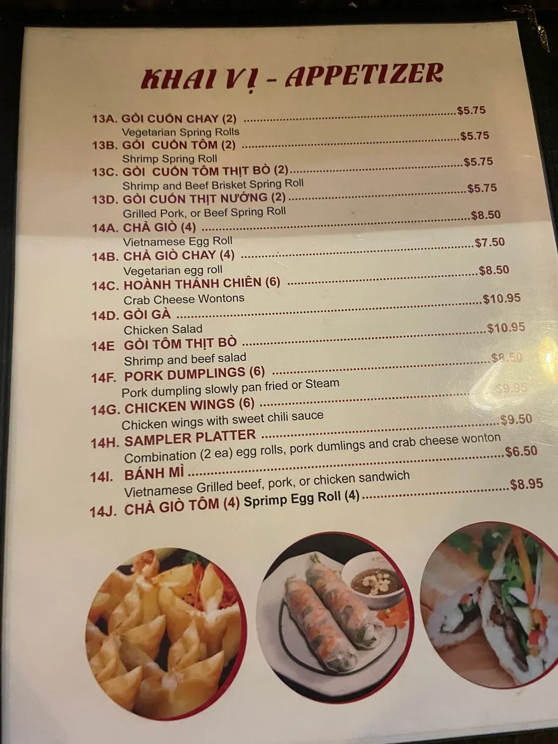 Menu 5