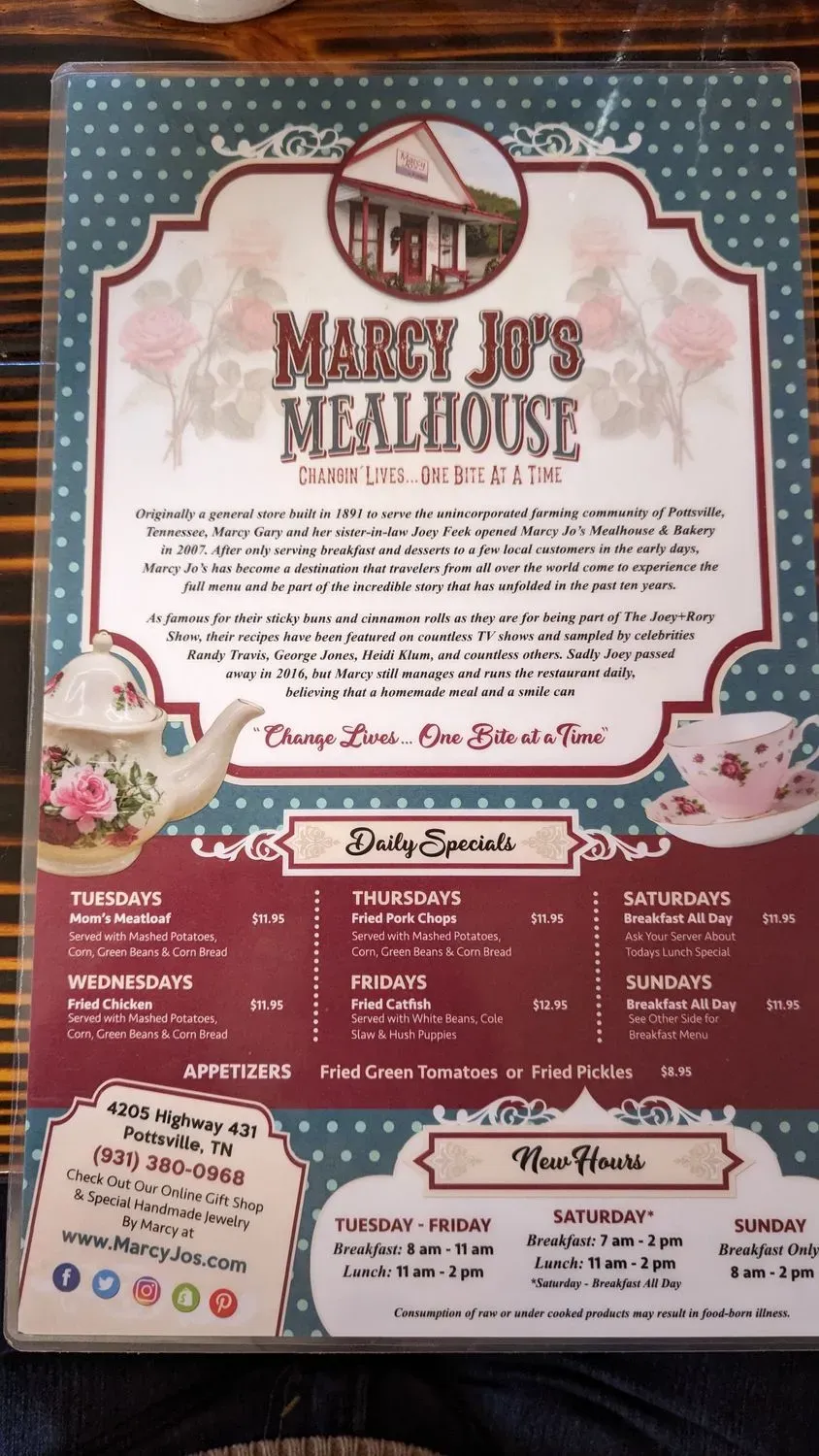 Menu 6