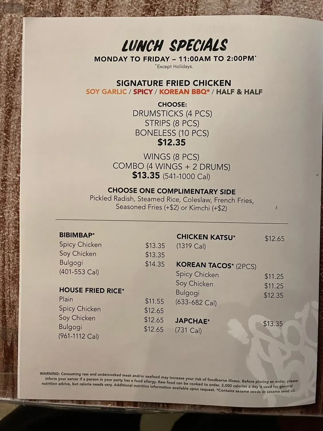 Menu 3