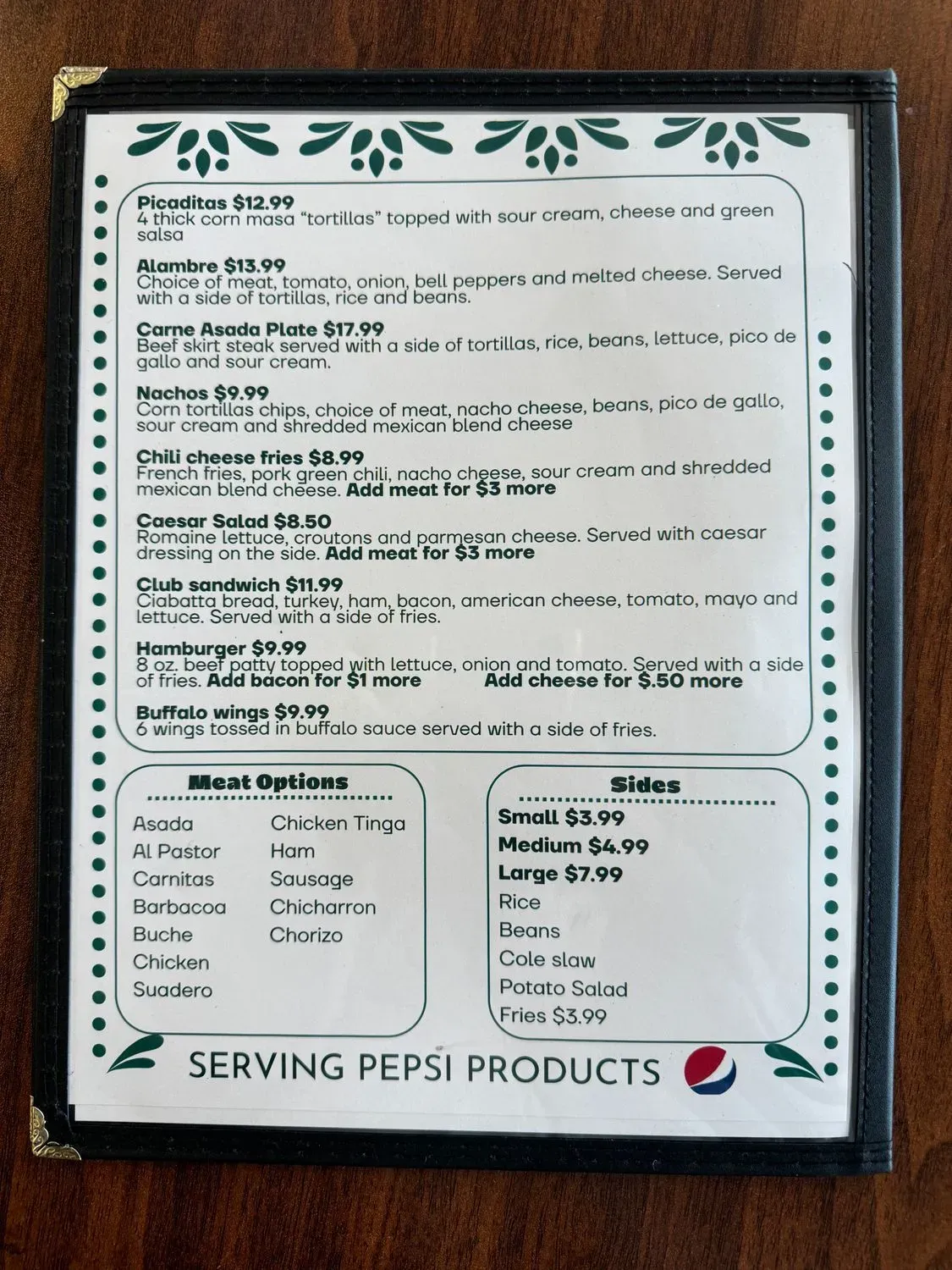 Menu 2