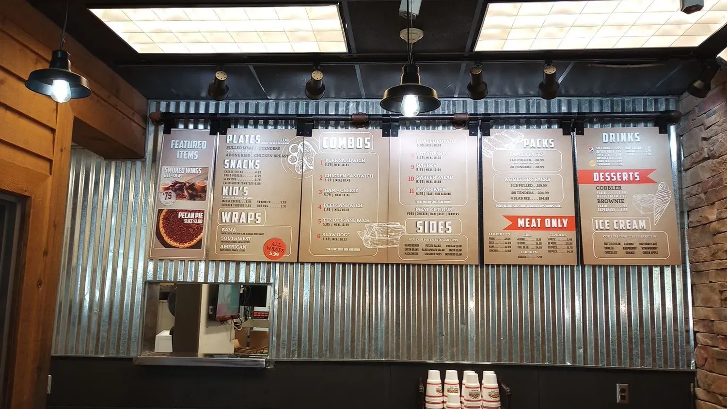 Rick's Barbecue Menu - Updated November 2025