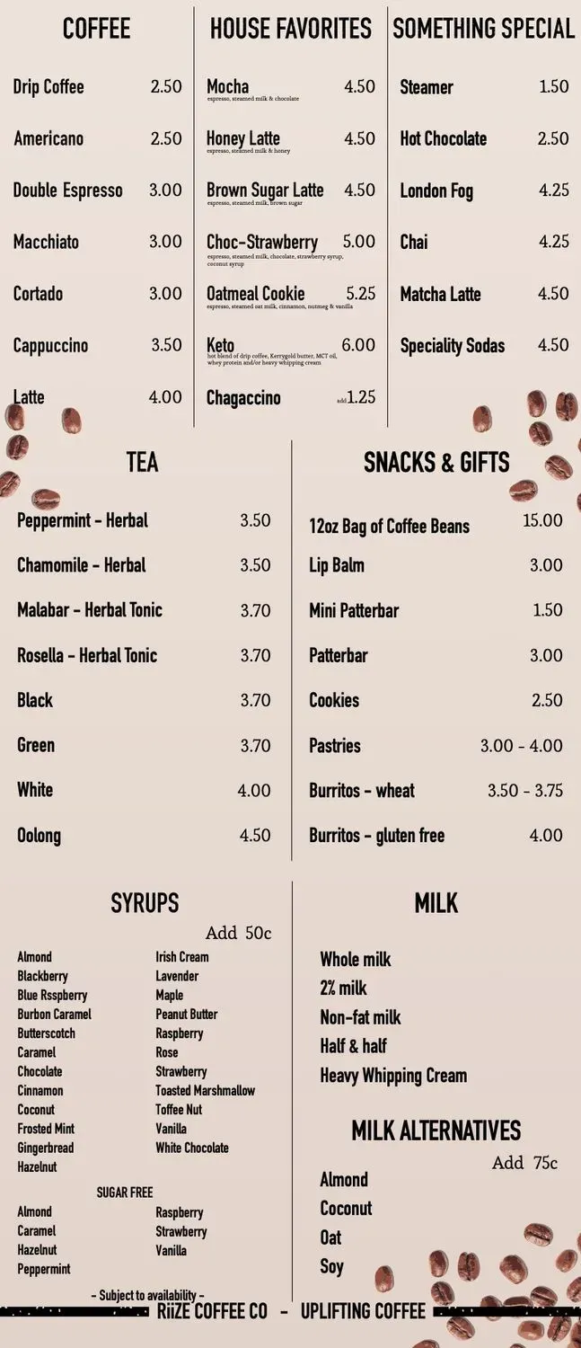 Menu 2