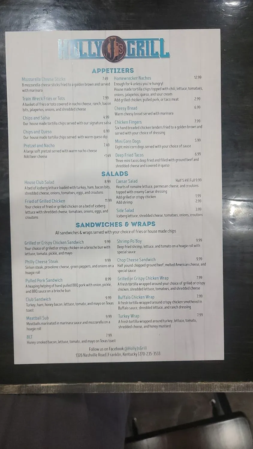 Menu 4