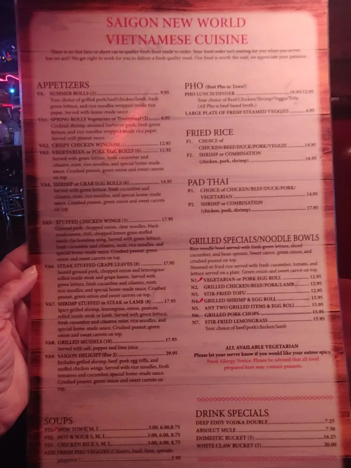 Menu 5