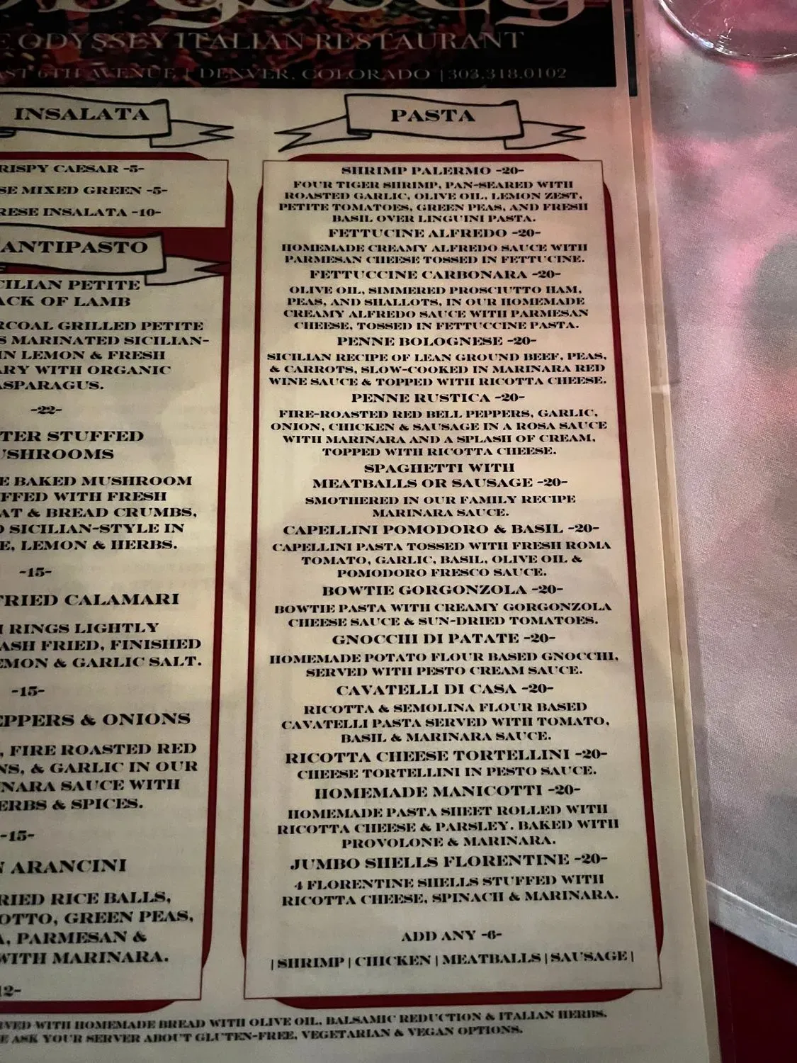 Menu 4