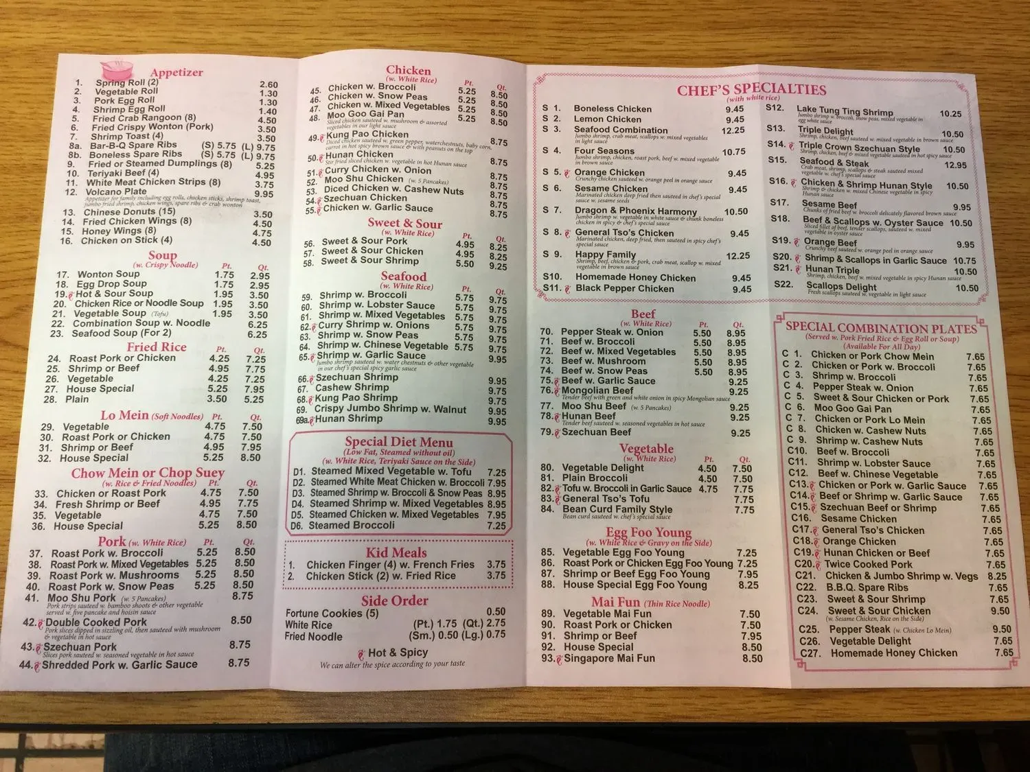 Menu 3