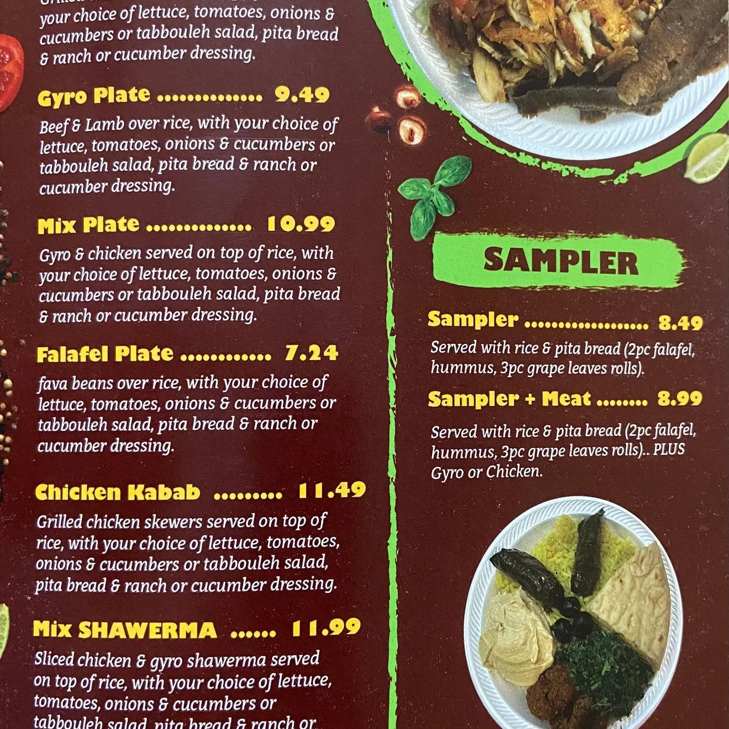 Menu 3