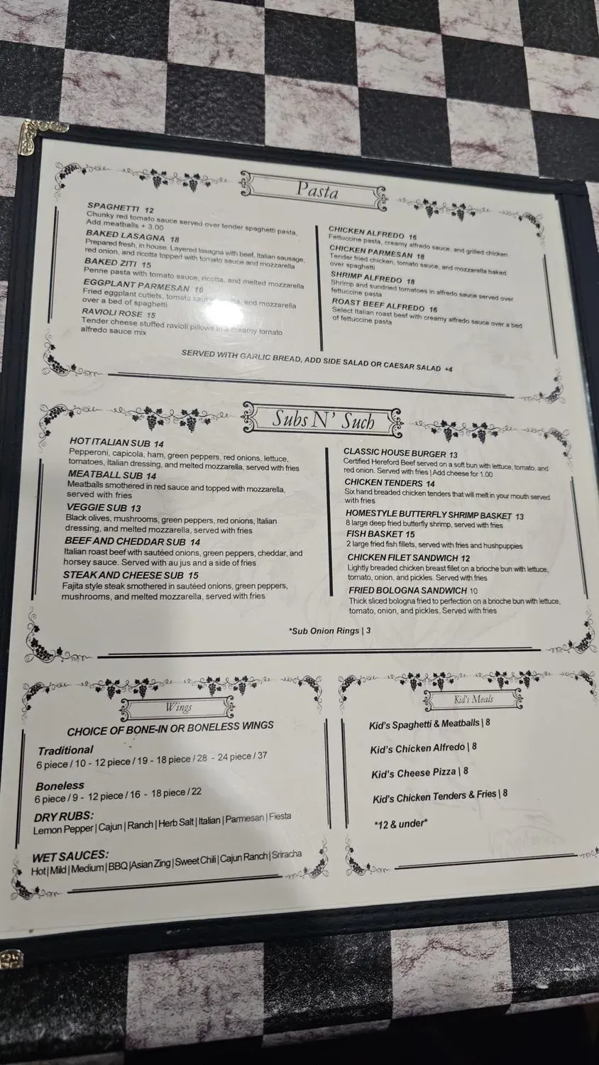 Menu 4