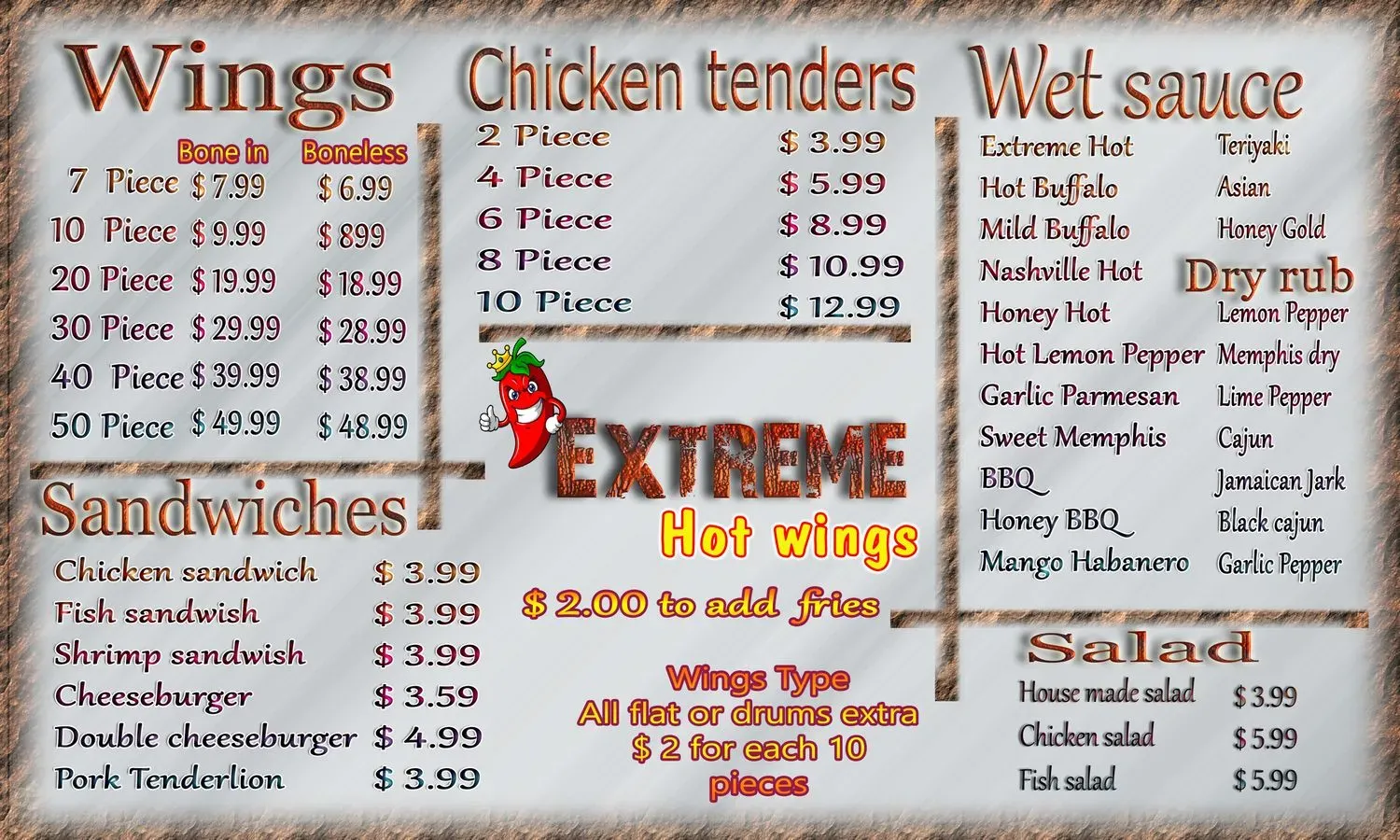 Menu 5