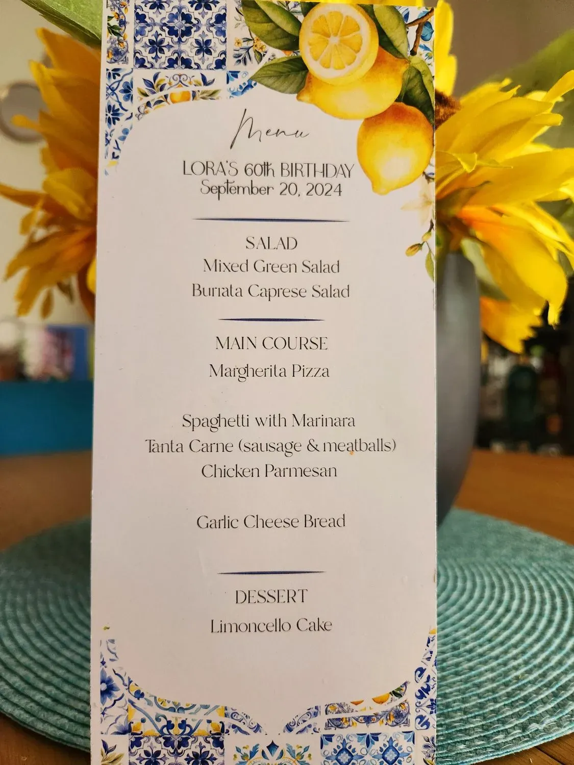 Menu 6