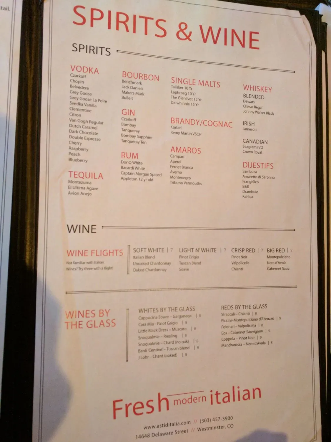 Menu 6