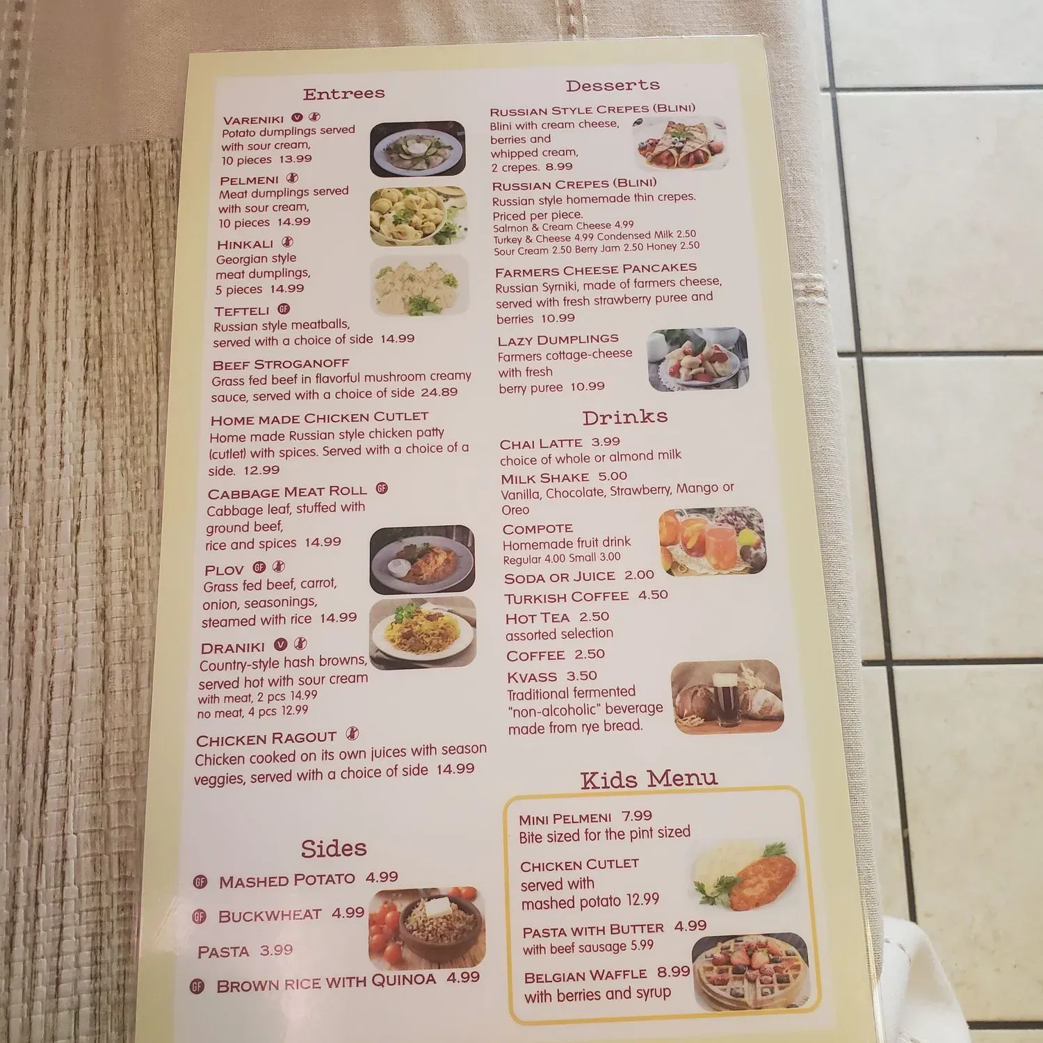 Menu 5