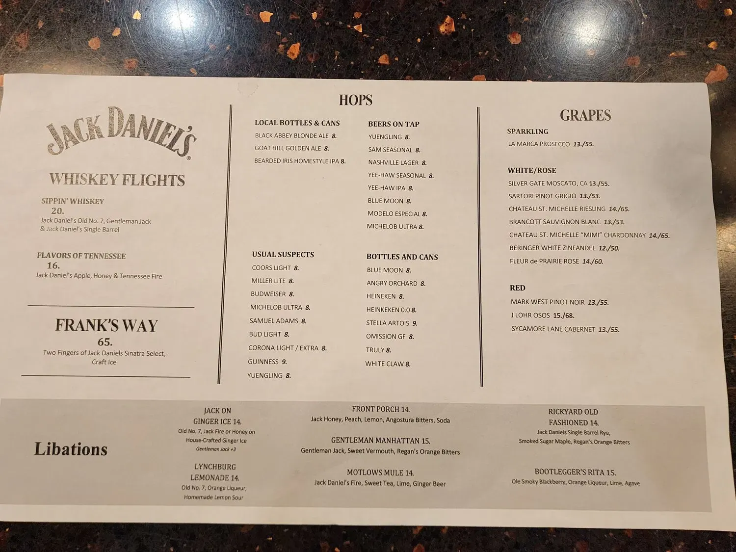 Menu 4