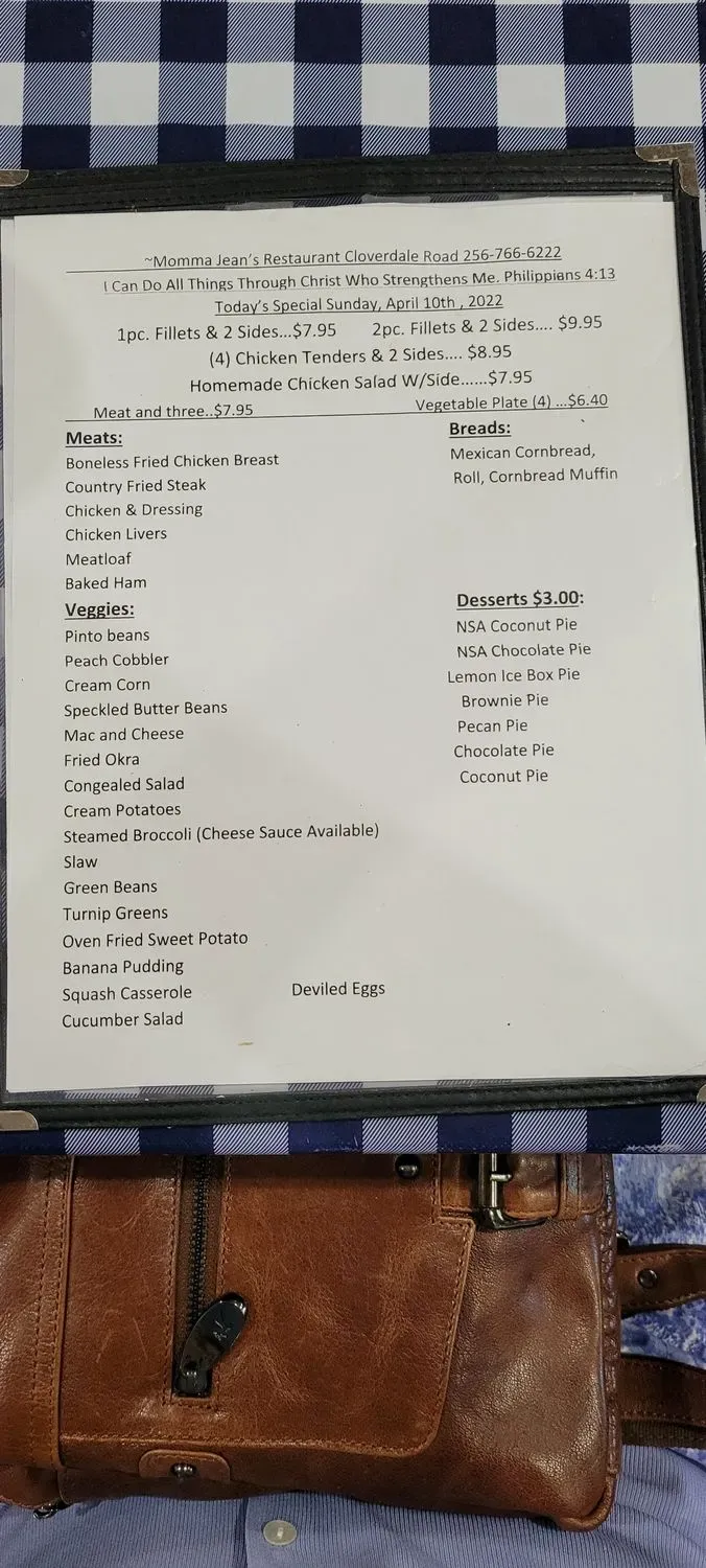 Menu 2