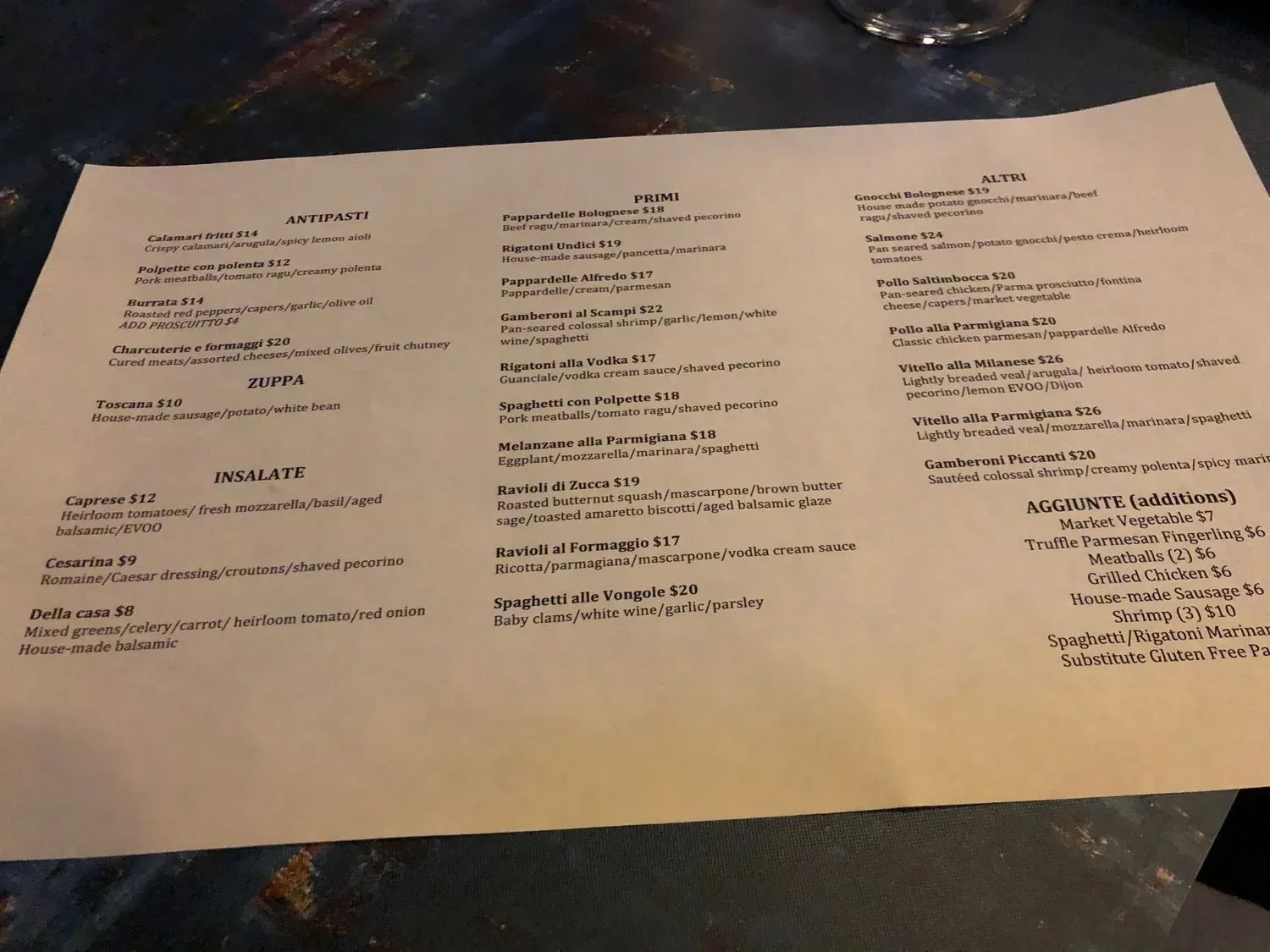 Menu 4