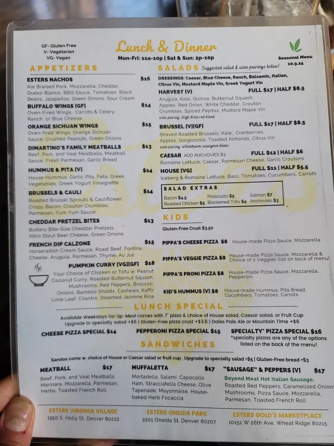 Menu 4