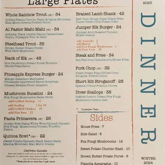 Menu 2