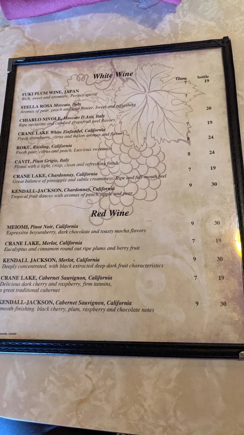 Menu 6