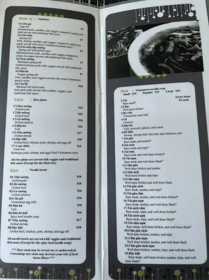 Menu 2