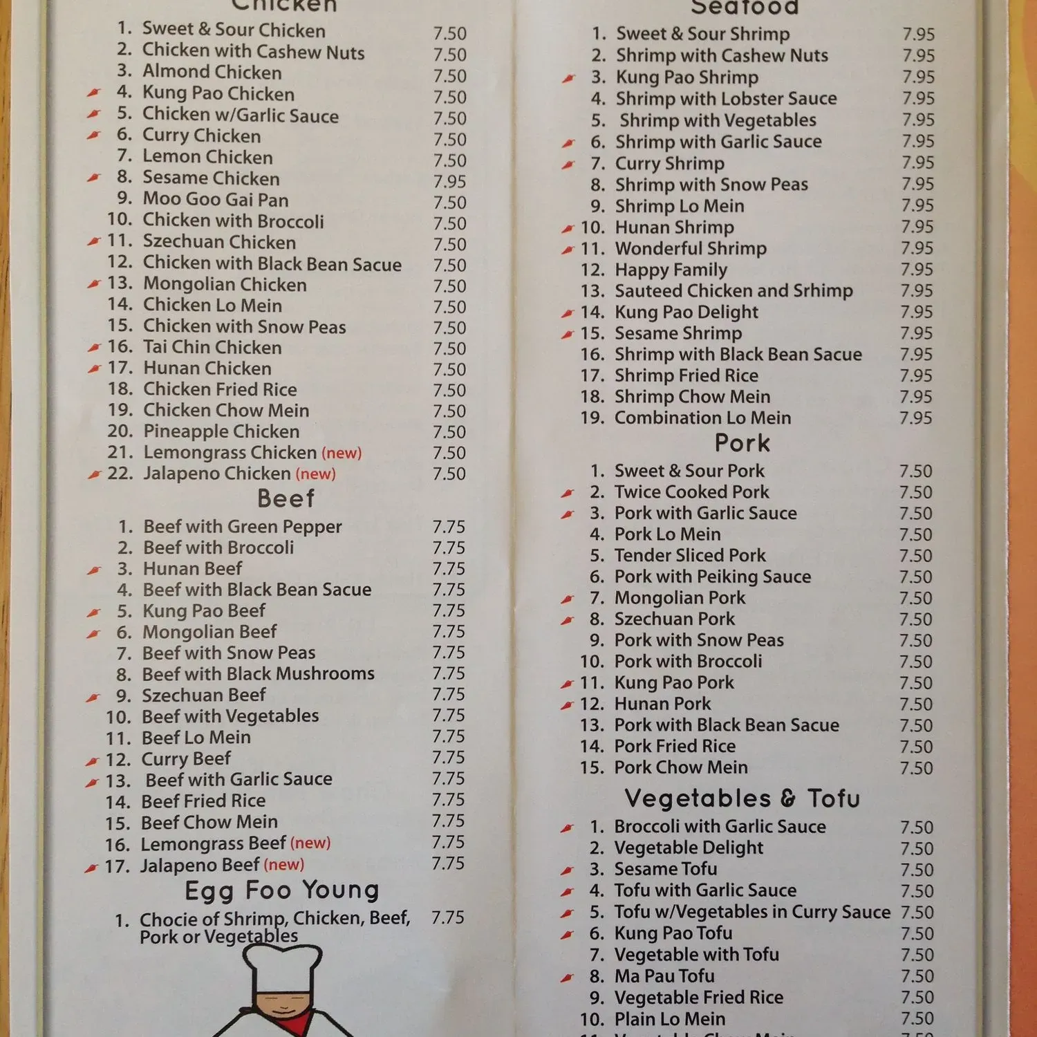 Menu 2