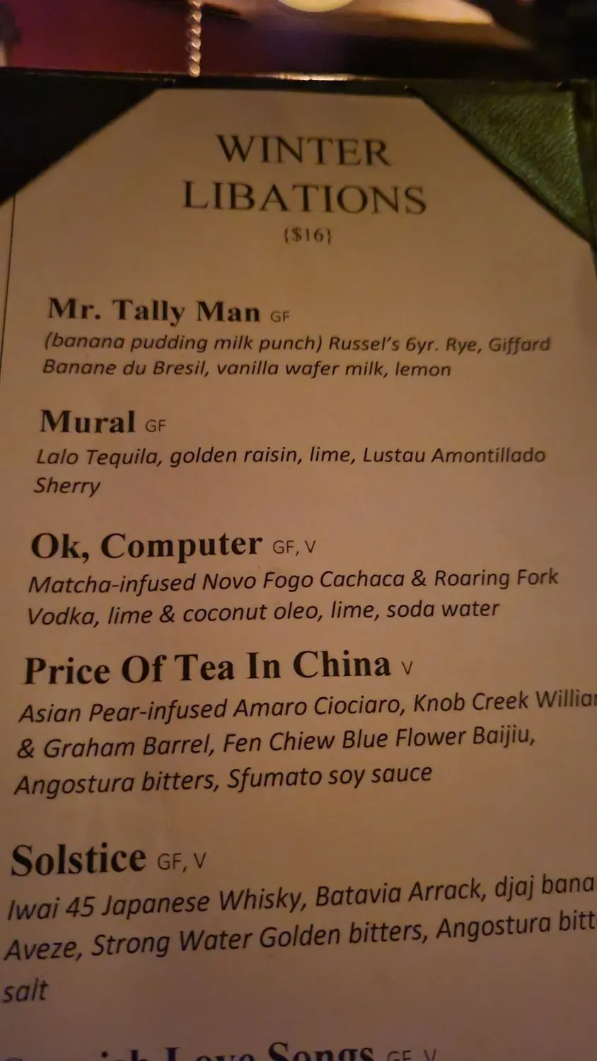 Menu 2