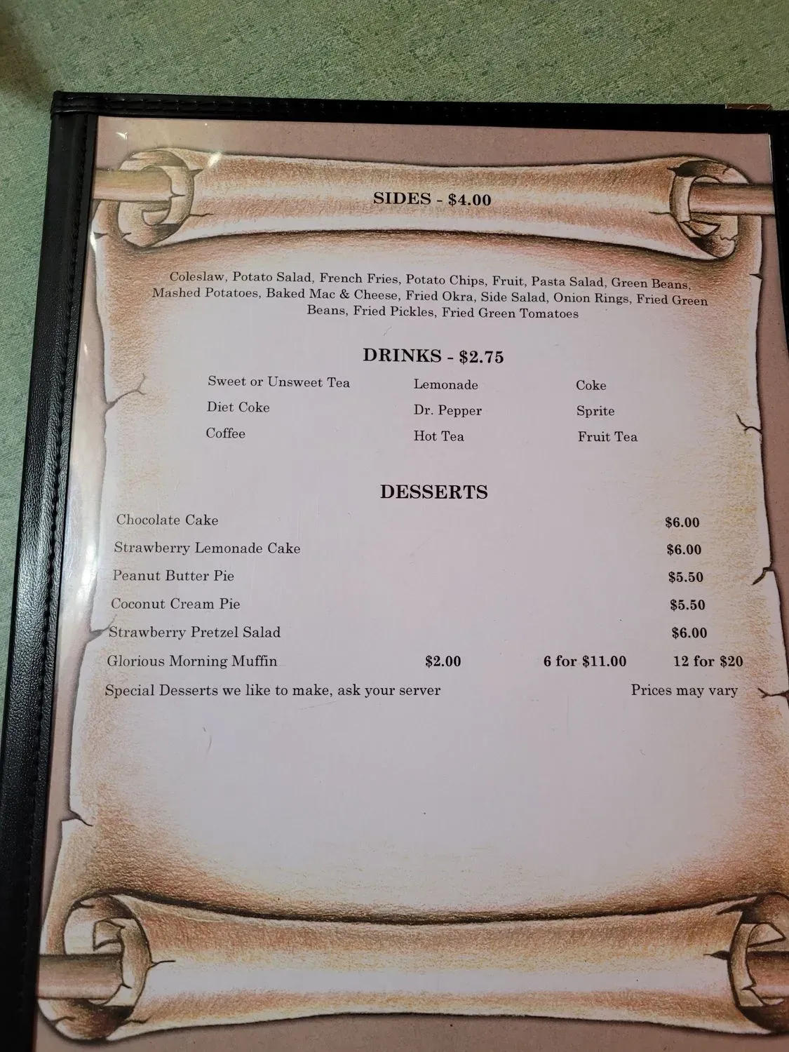 Menu 2