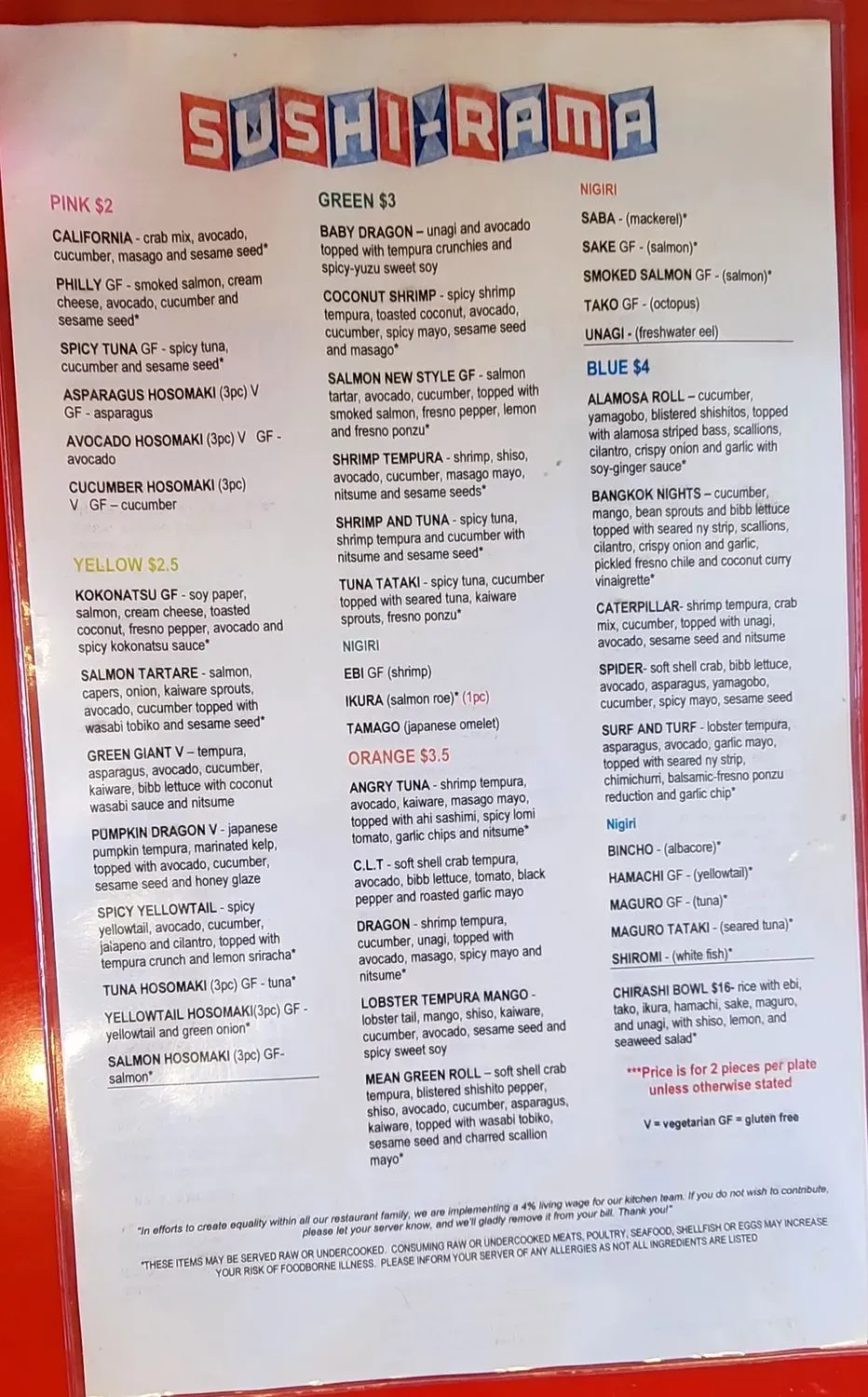 Menu 2