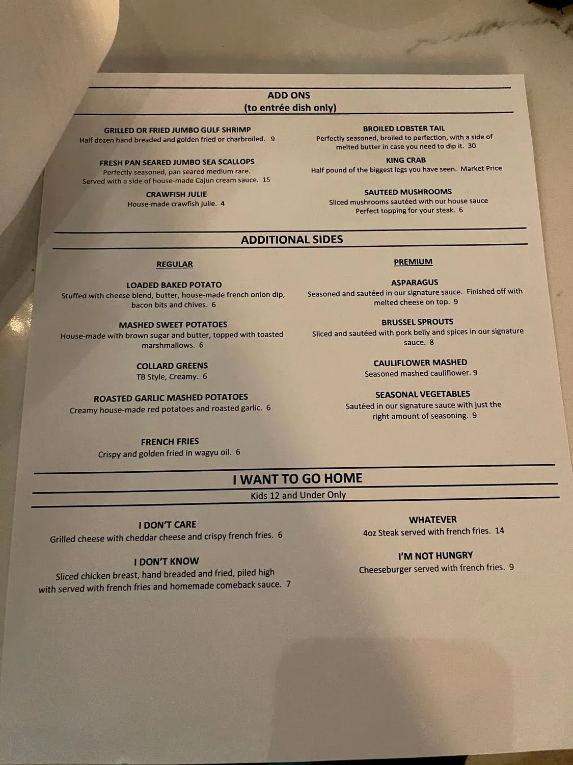 Menu 6