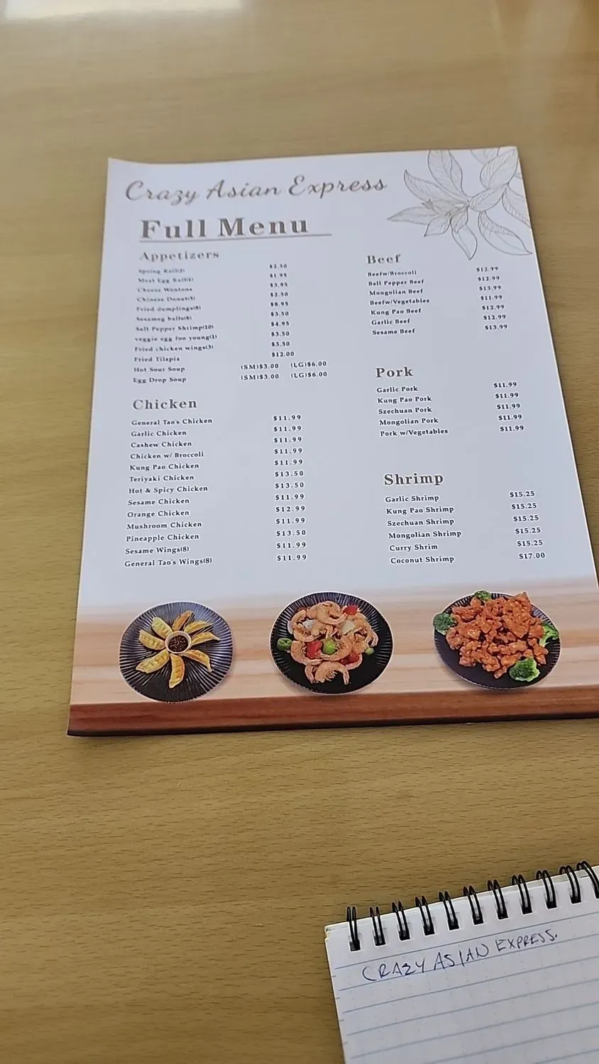 Menu 4