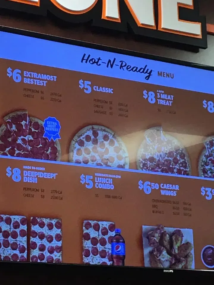 Little Caesars Pizza Menu - Updated November 2025