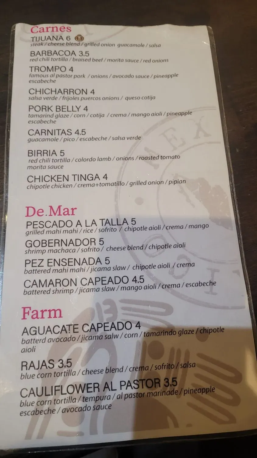 Menu 3