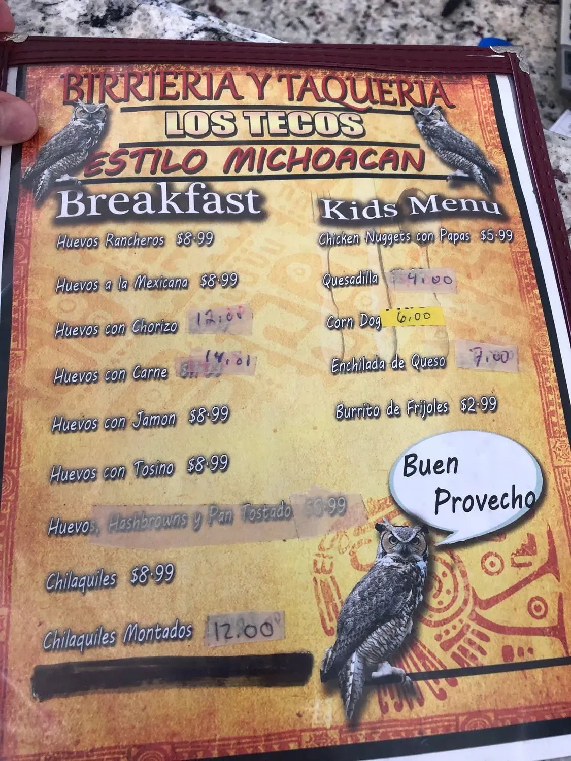 Menu 5