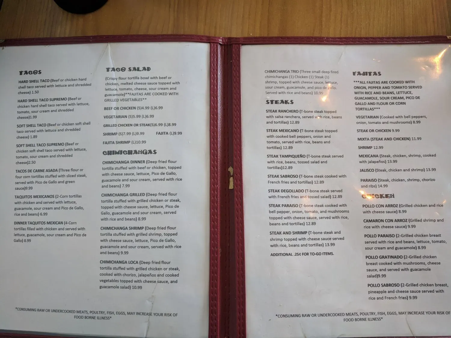 Menu 6