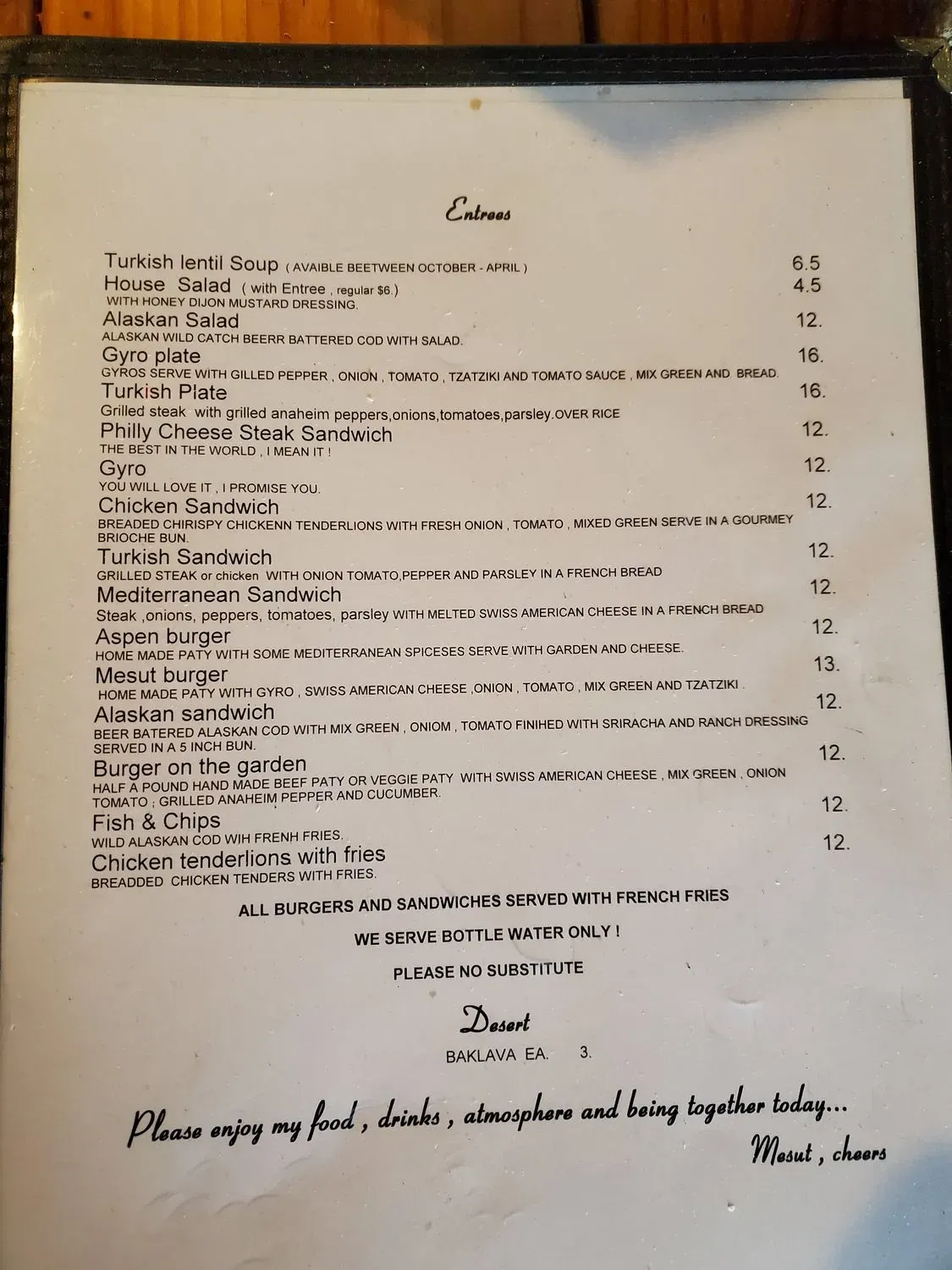 Menu 3