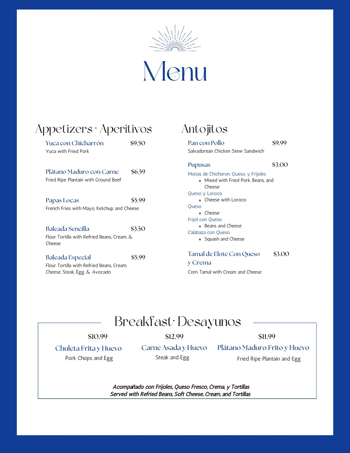 Menu 2