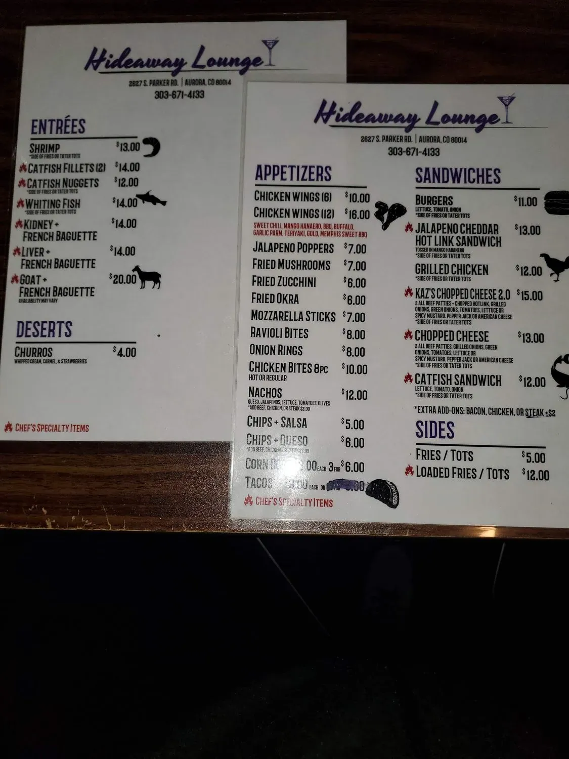 Menu 3