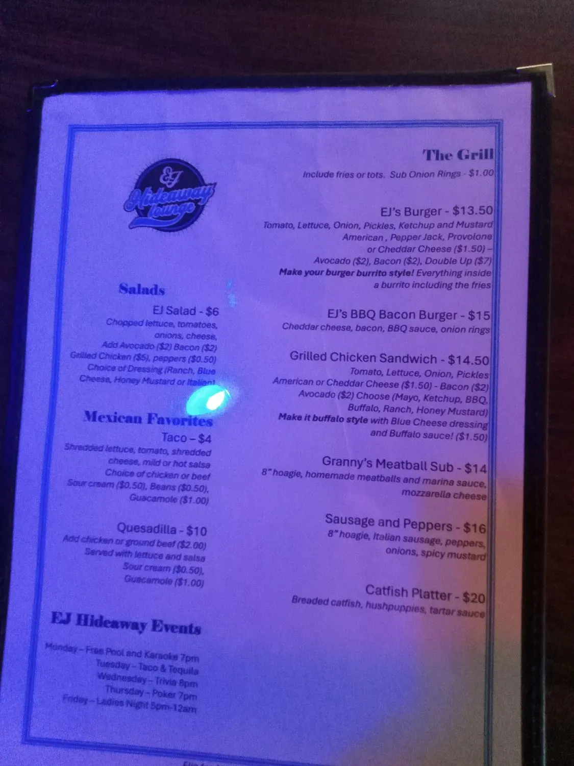 Menu 2