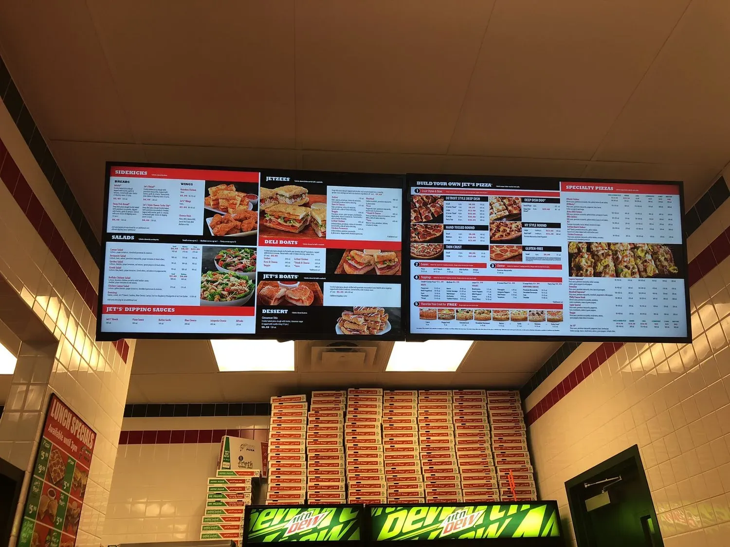 Jet's Pizza Menu - Updated November 2025