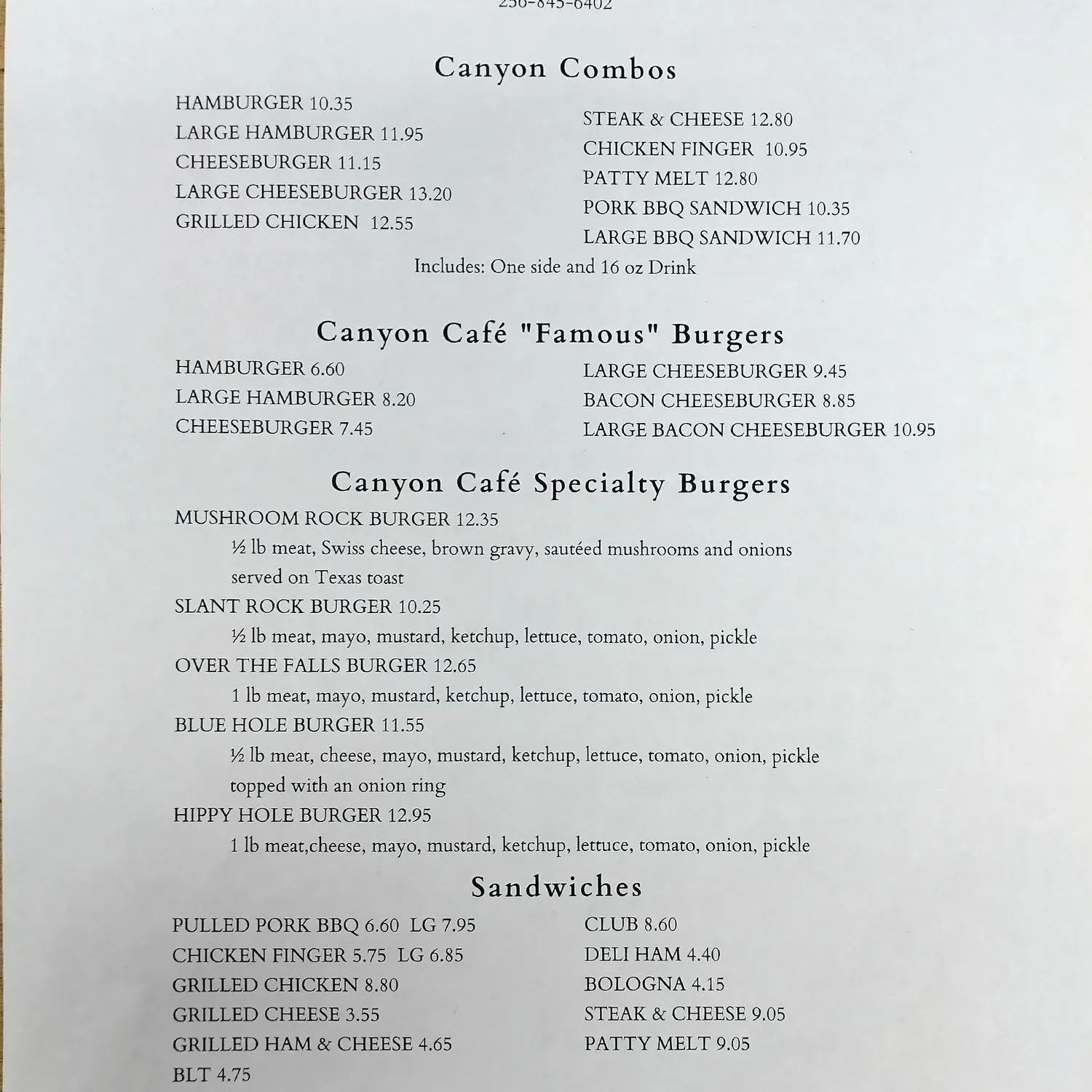 Menu 2