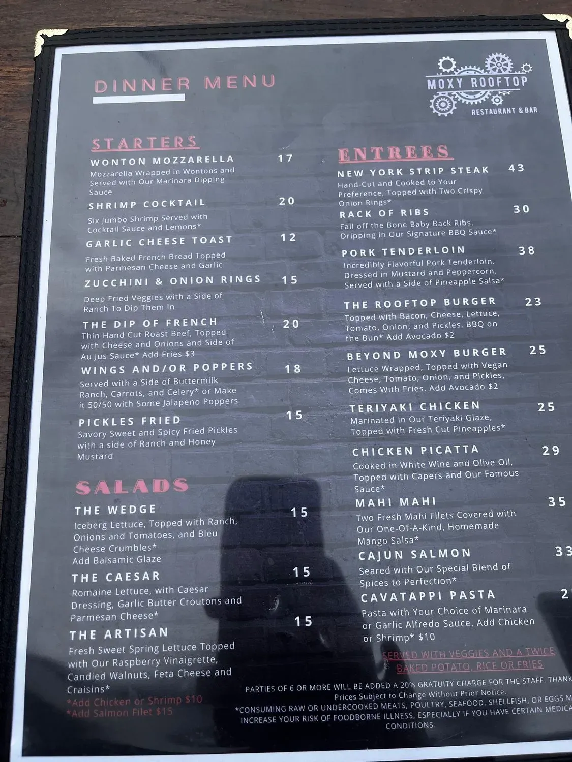 Menu 4