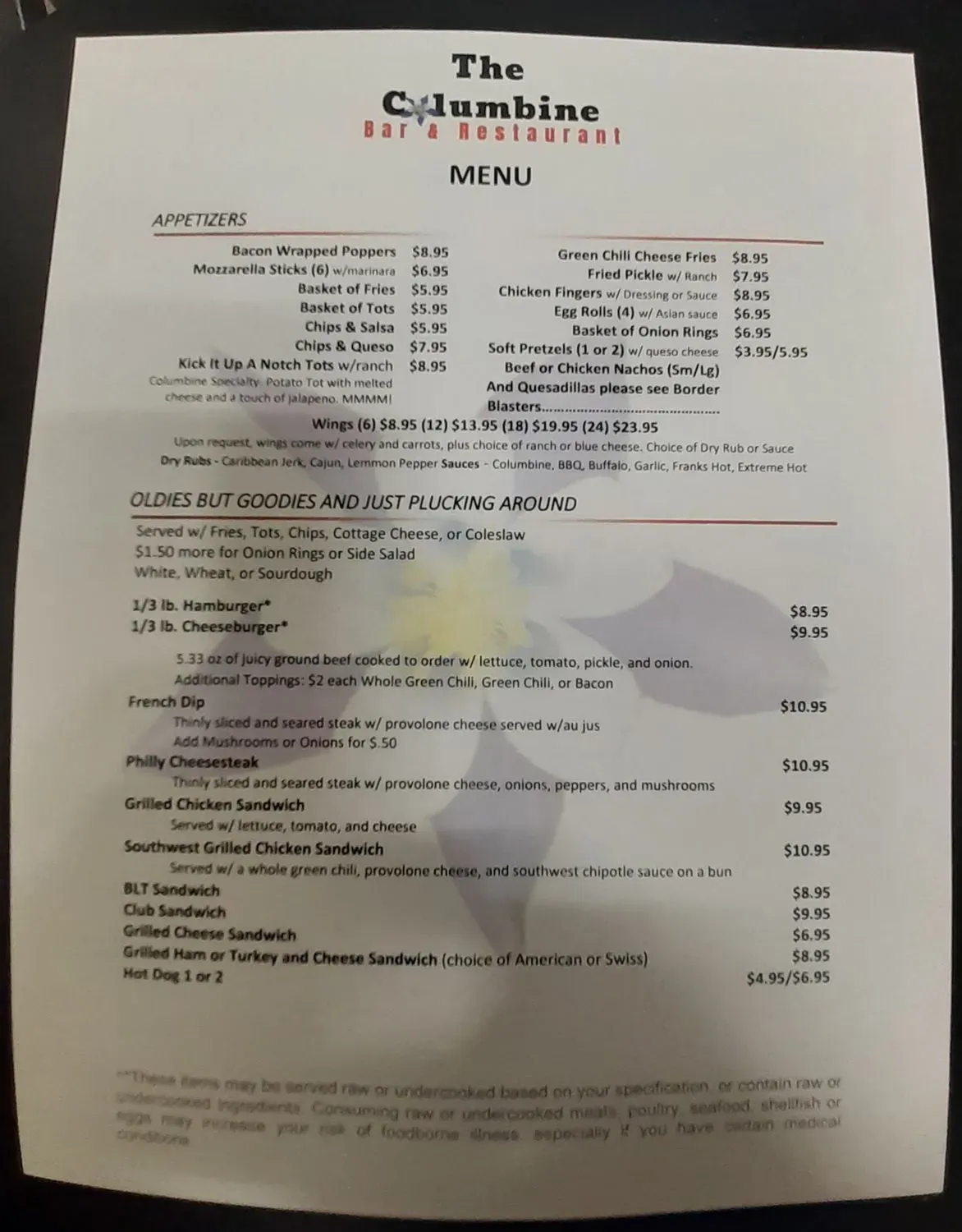 Menu 2